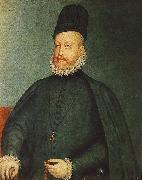 SANCHEZ COELLO, Alonso Portrait of Philip II af oil